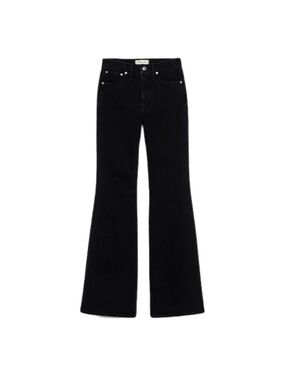 Madewell Black The Perfect Vintage Flare Jean in Sherborn Wash Size 32 Like New